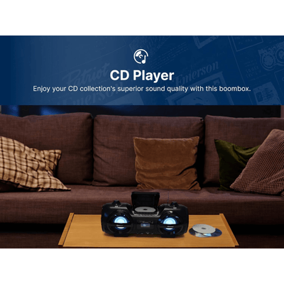 Emerson Retro Portable CD Boombox - Refurbished