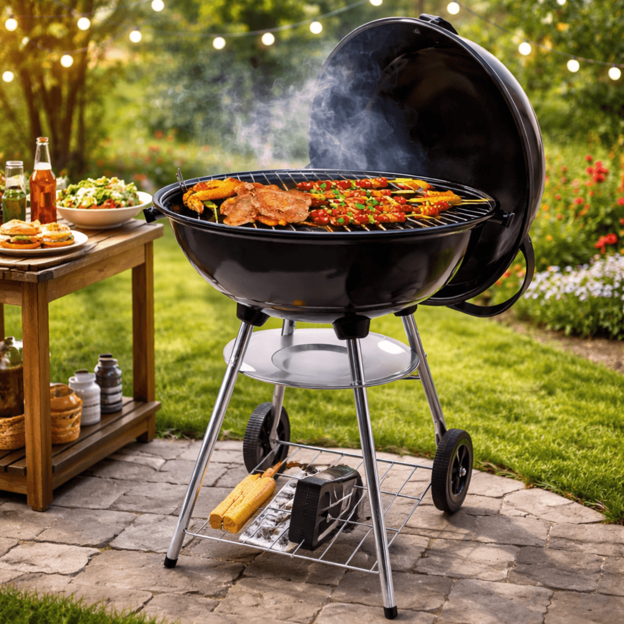 Better Chef 17" Portable Charcoal Barbecue Grill