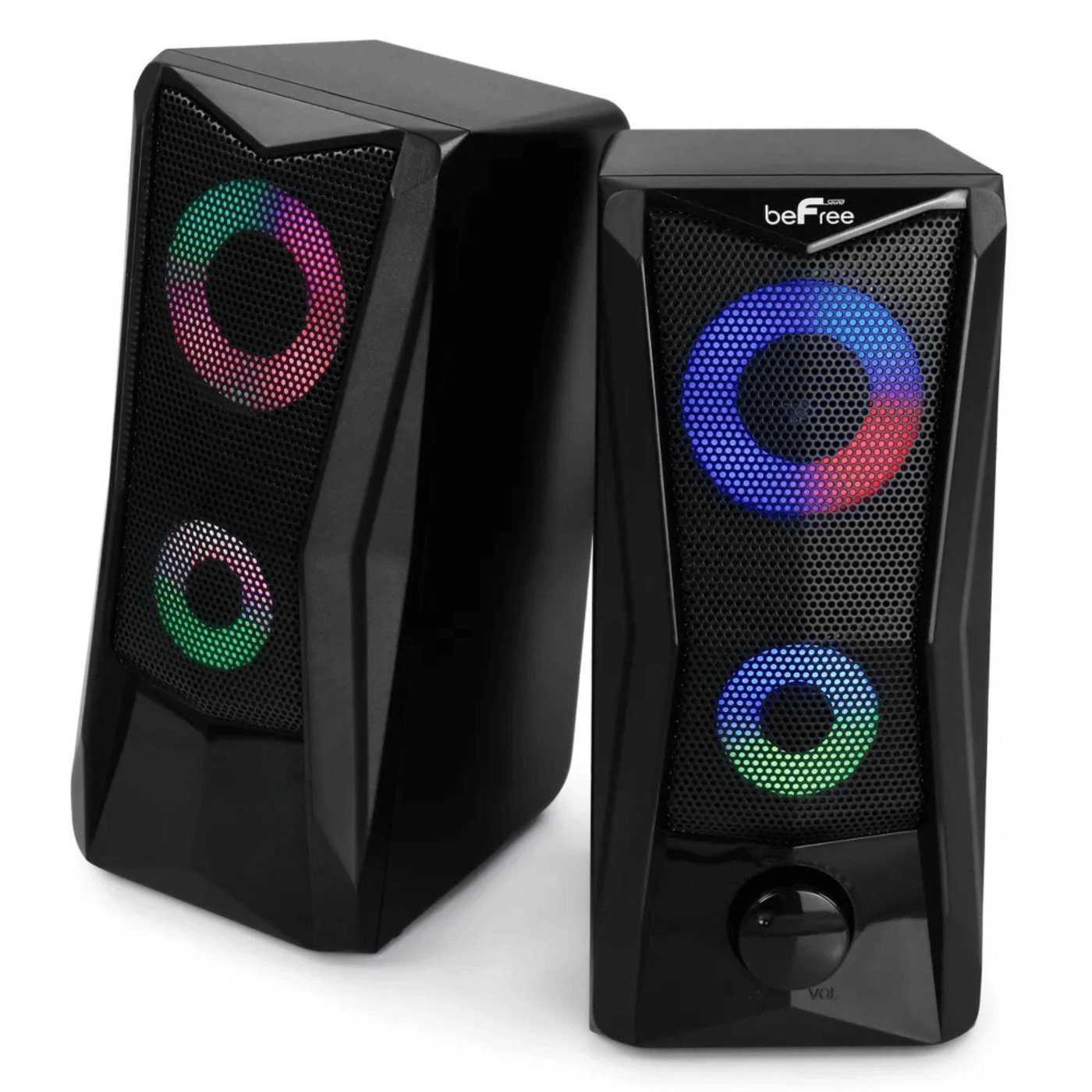beFree Sound Dual Computer Gaming Speakers
