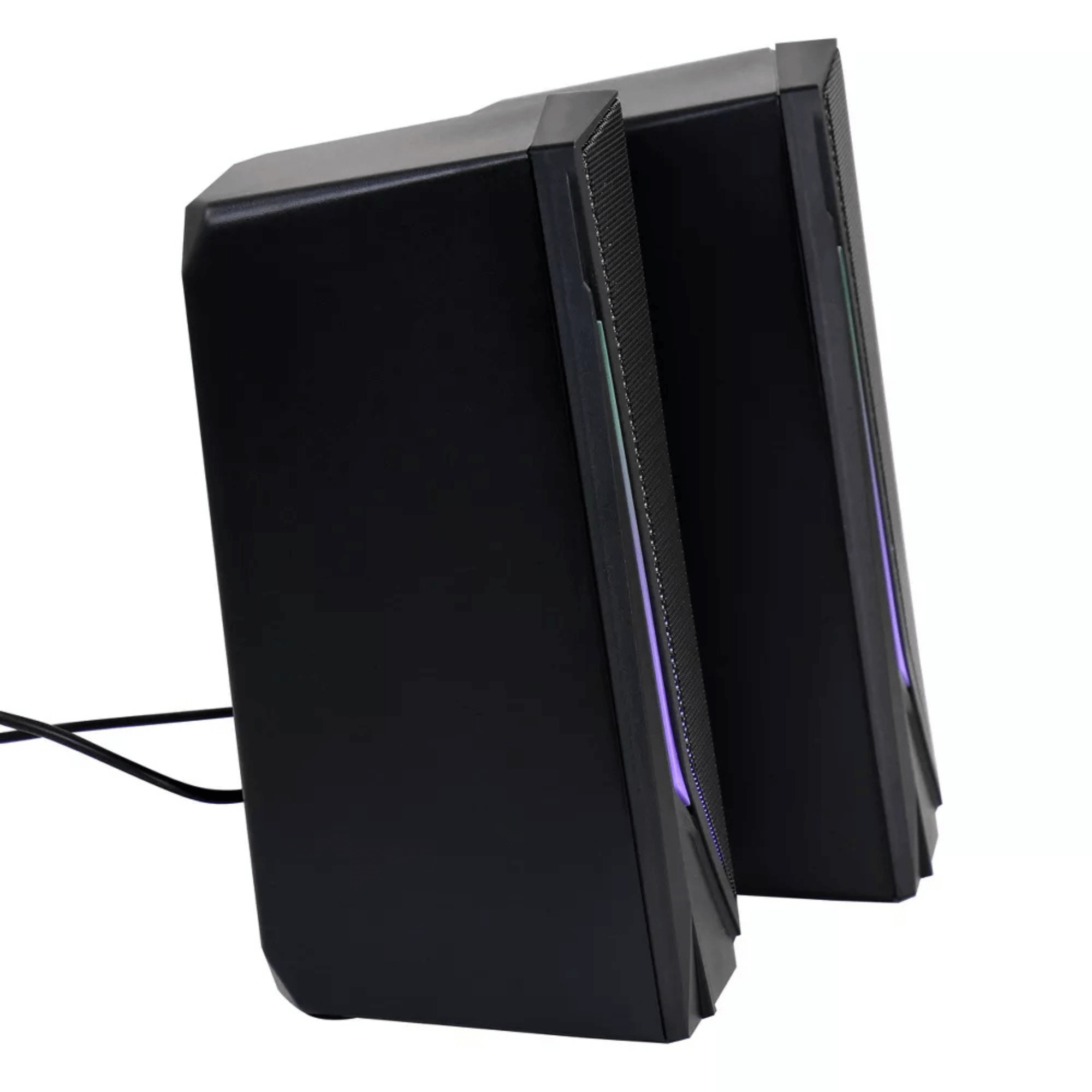 beFree Sound Dual 2.0 Computer Gaming Speakers with LED RGB Lights