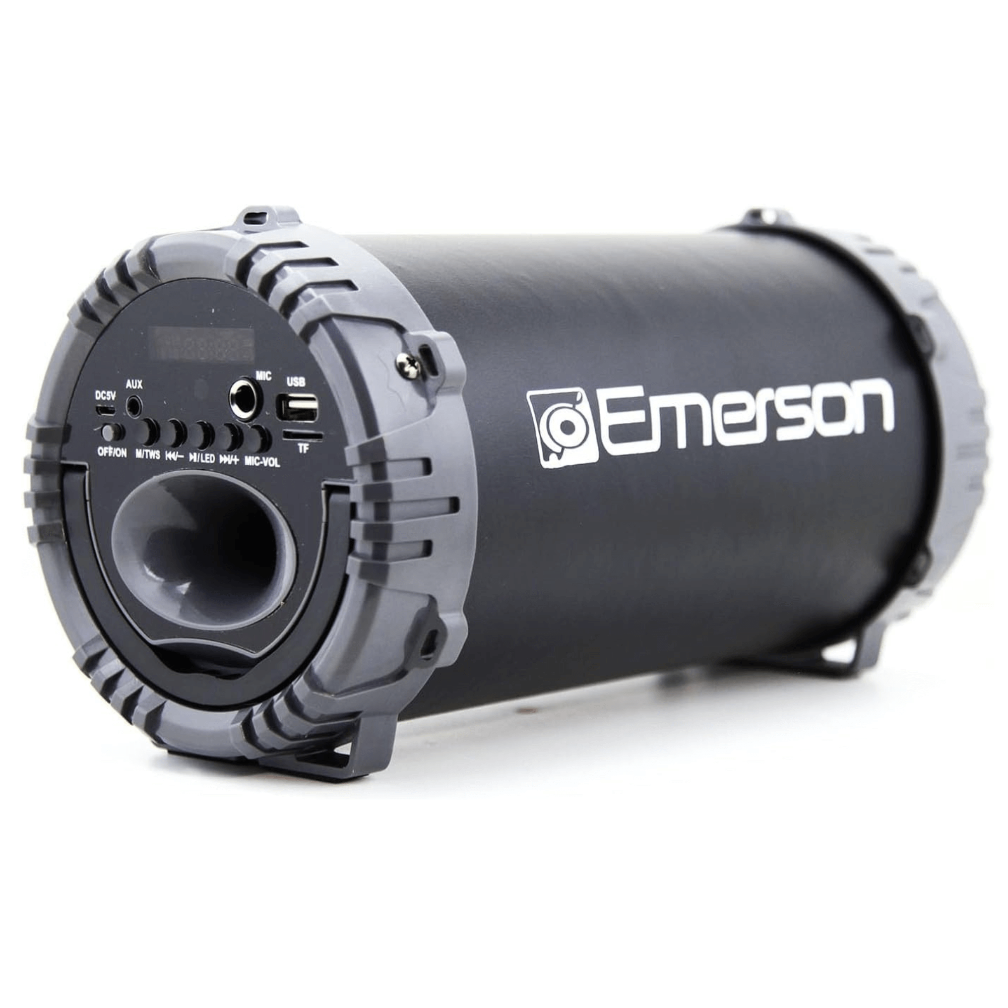 Emerson Portable Bluetooth Speaker with LED Lighting and Carrying Strap