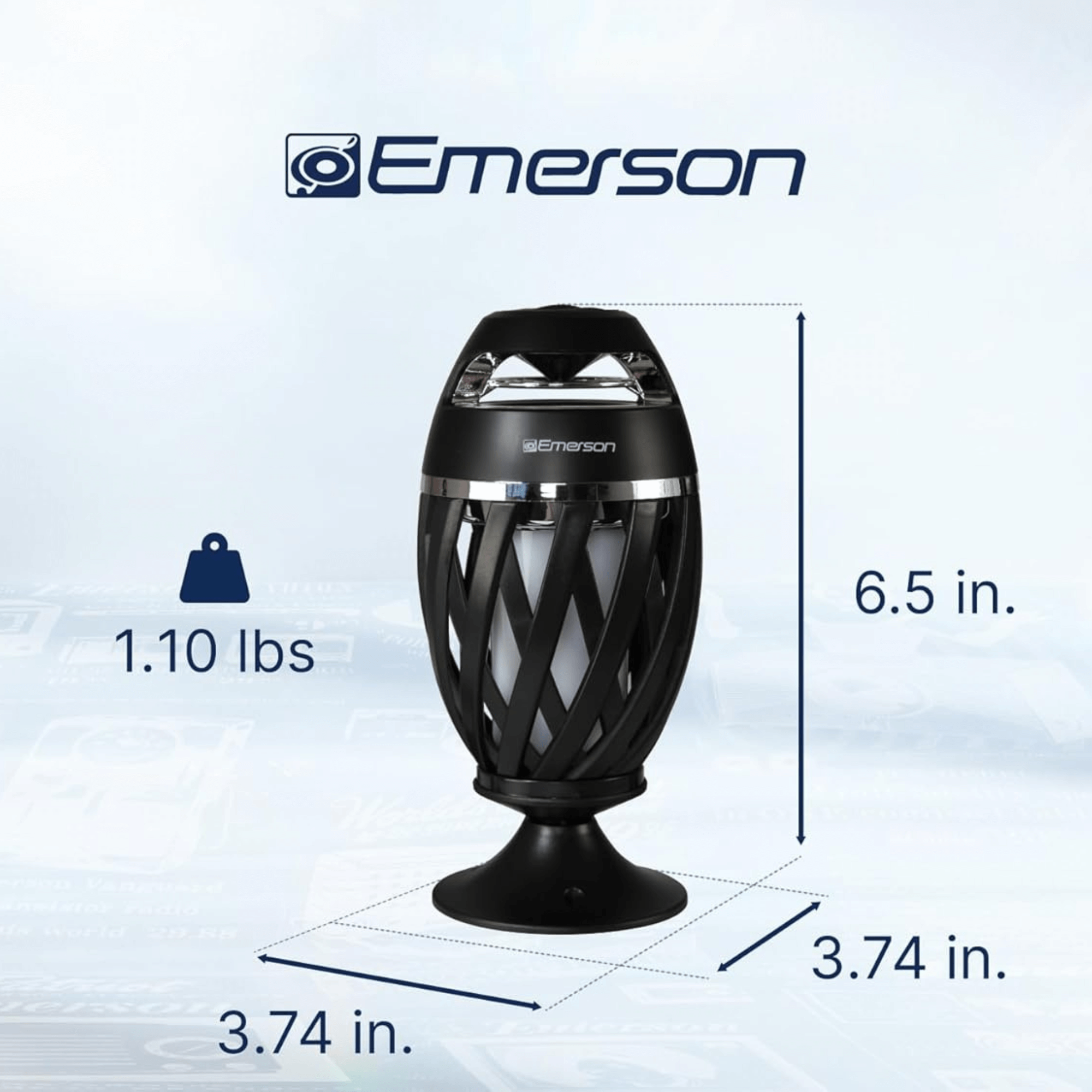 Emerson Outdoor Flame Light Bluetooth Speaker
