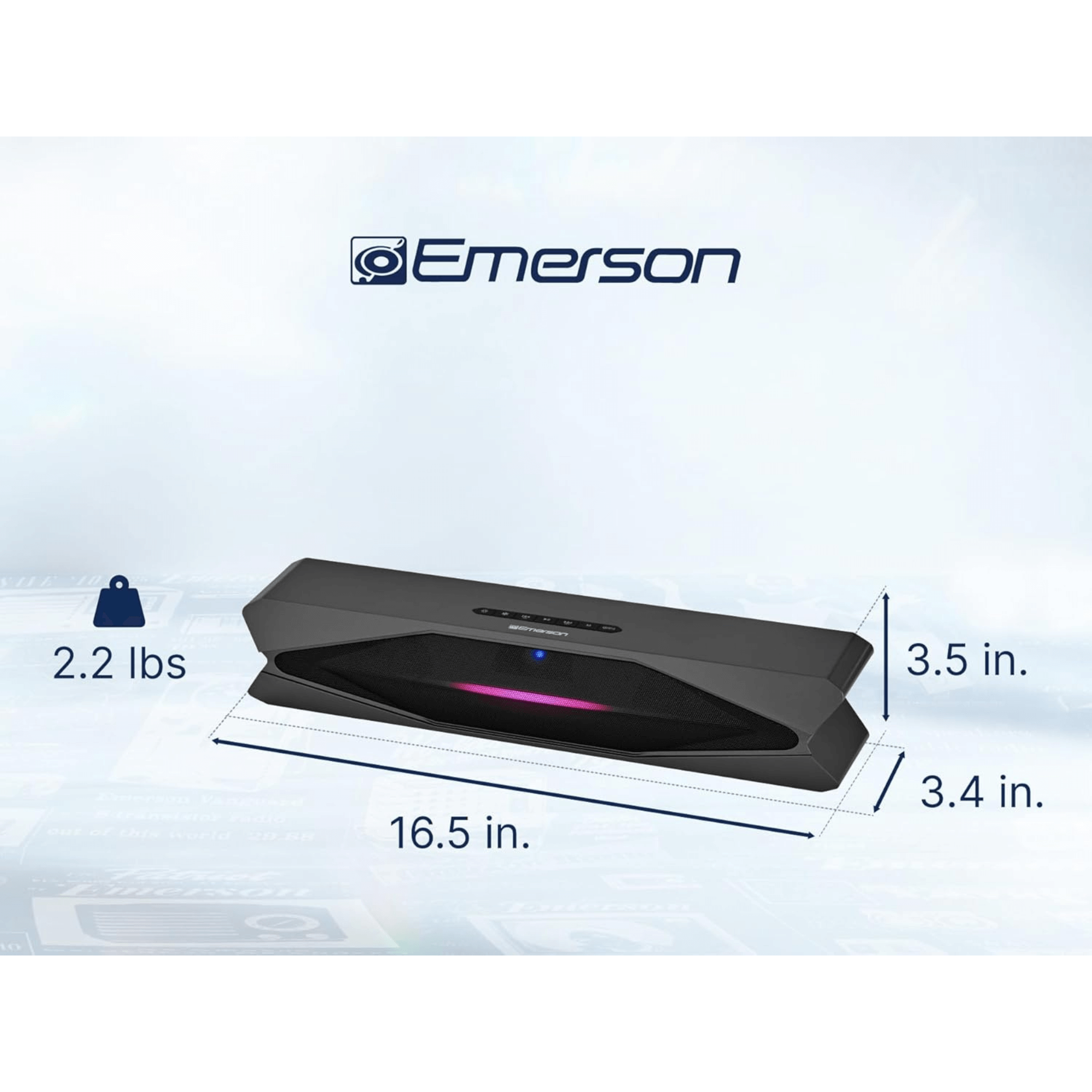 Emerson Mini Bluetooth Soundbar