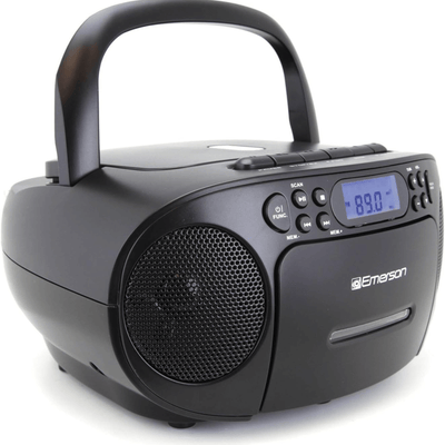 Emerson Portable CD/Cassette Boombox with AM/FM Radio