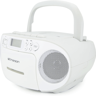 Emerson Portable CD/Cassette Boombox with AM/FM Radio