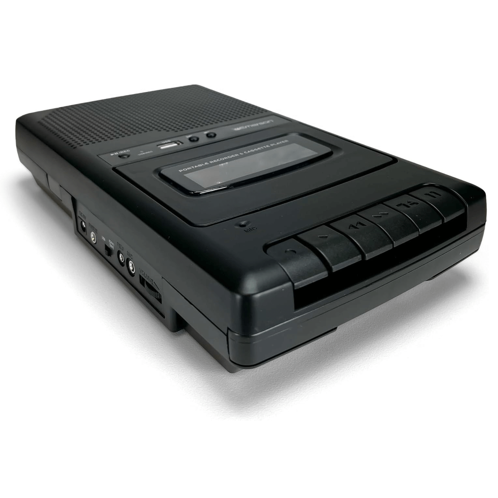 Emerson Portable Cassette Player and Recorder w Digital Conversion and Mic Input