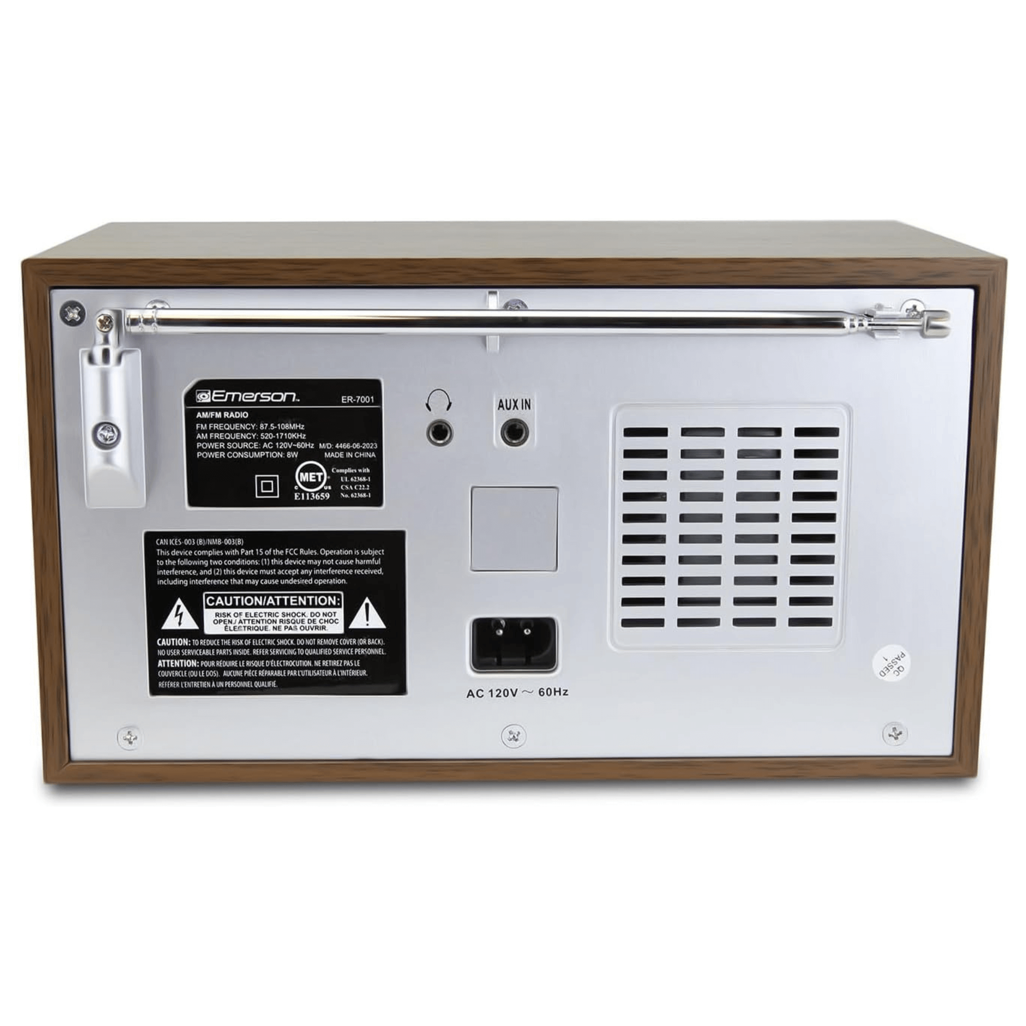 Emerson AM / FM Radio with Built-In Speaker