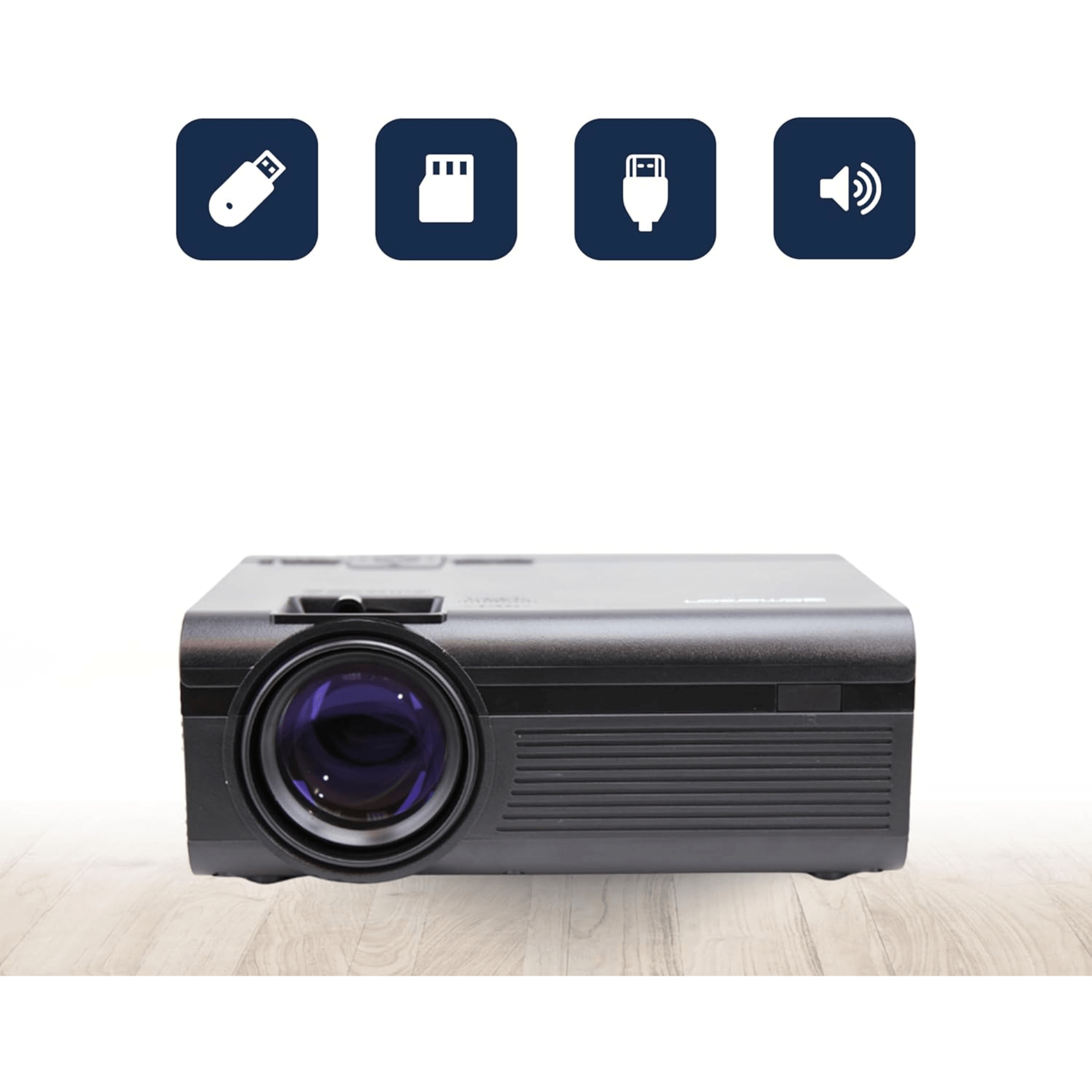 Emerson 150" Home Theater LCD Projector with Built-In Speaker