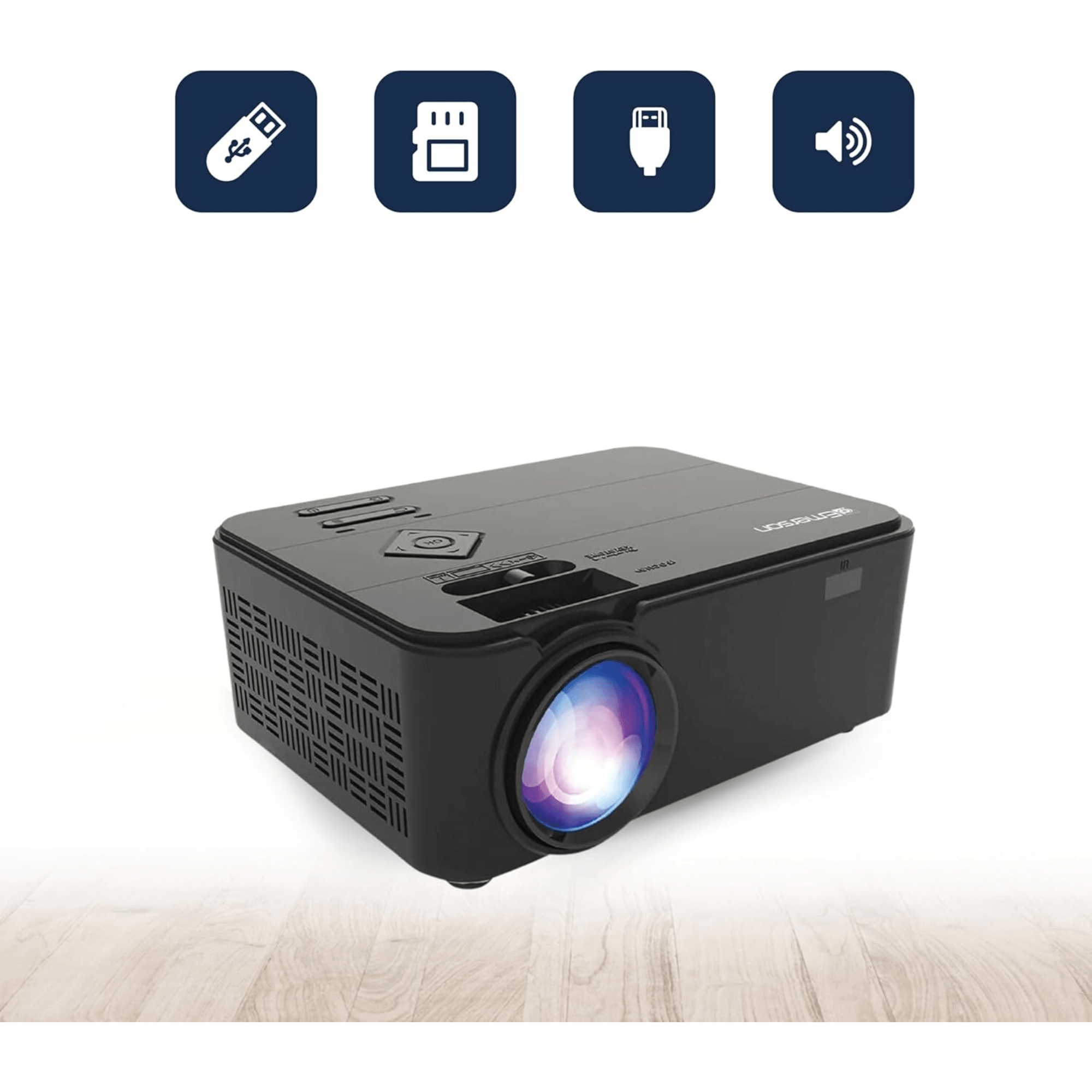 Emerson 150" Home Theater LCD Projector with 720p and Built-In Speaker