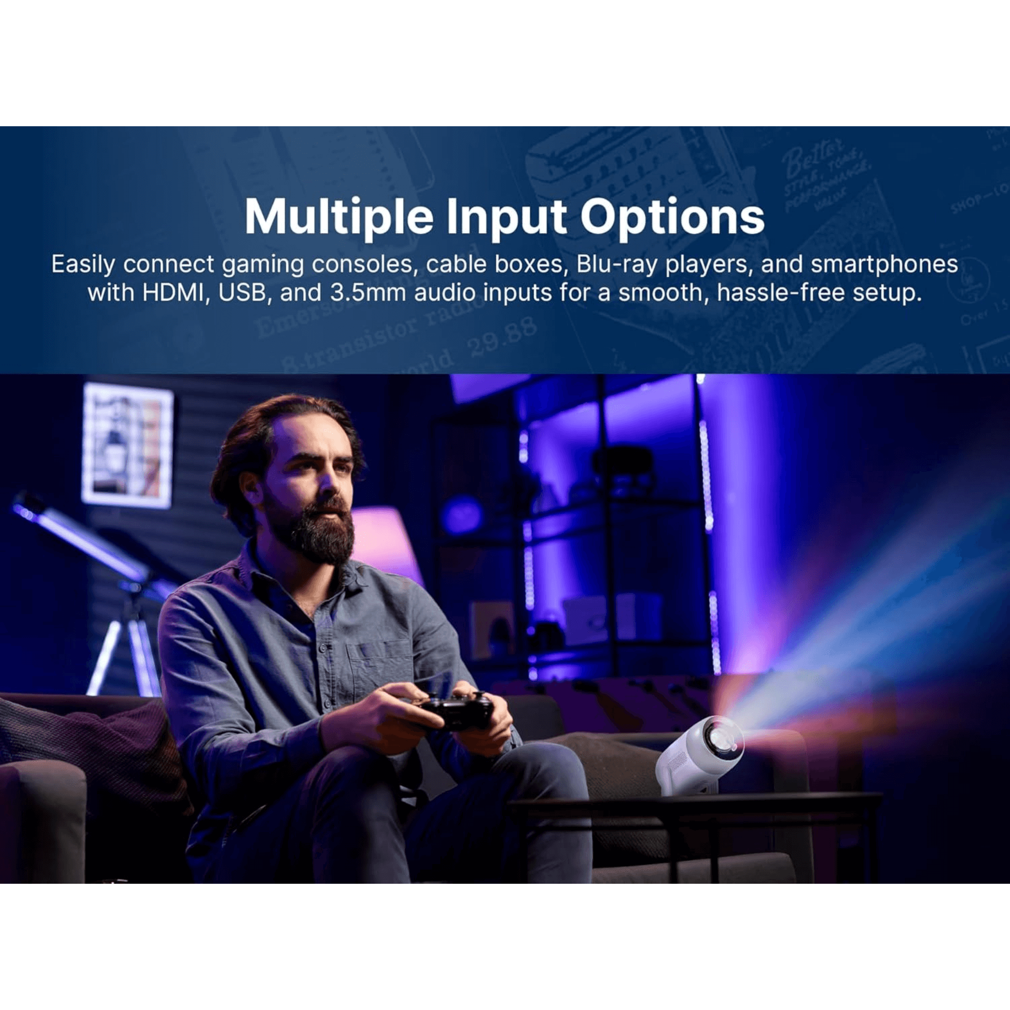 Emerson 150" Home Theater LCD Projector