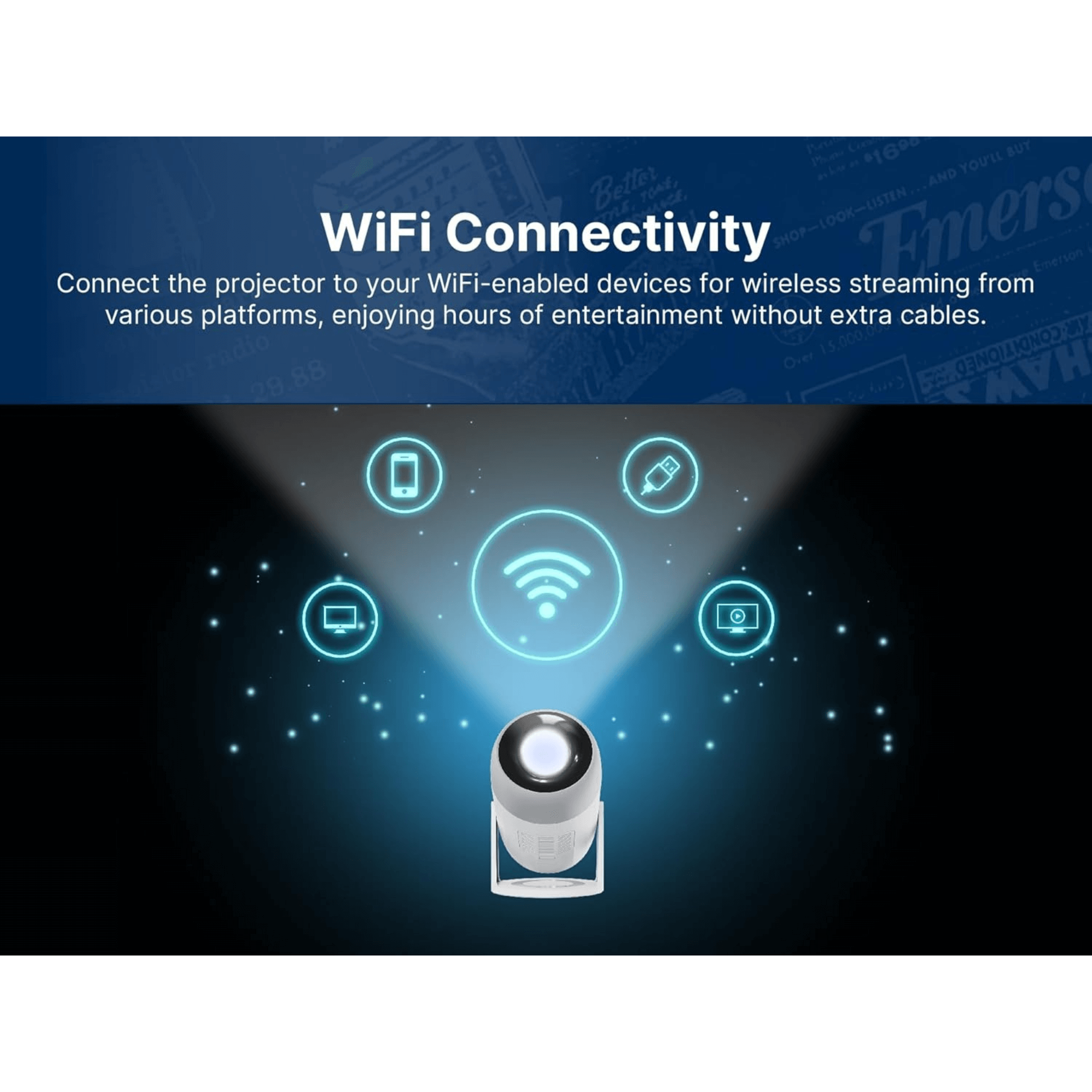 Emerson 150" Home Theater LCD Projector