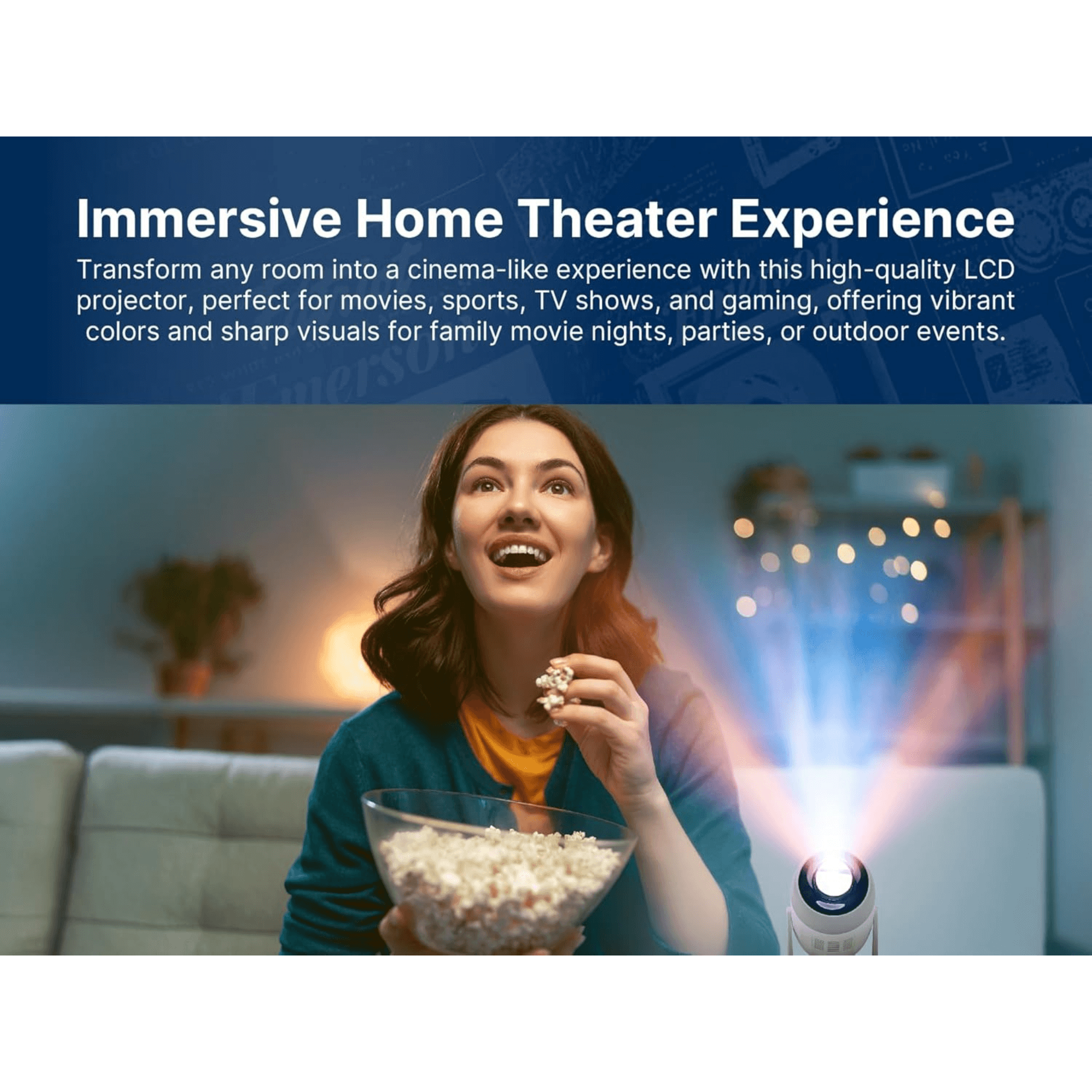 Emerson 150" Home Theater LCD Projector