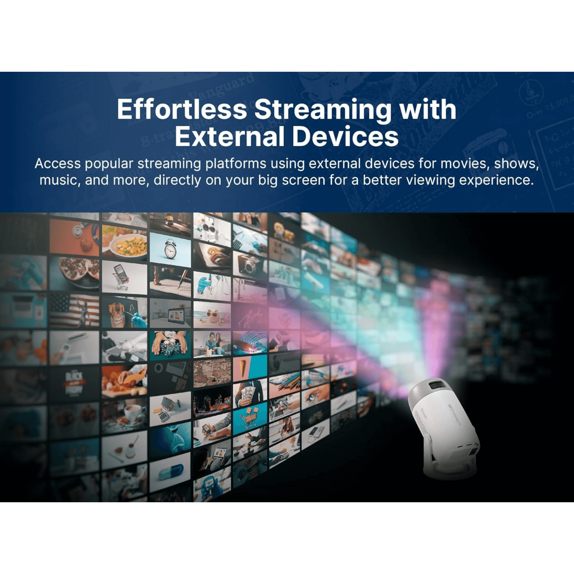 Emerson 150" Home Theater LCD Projector Combo