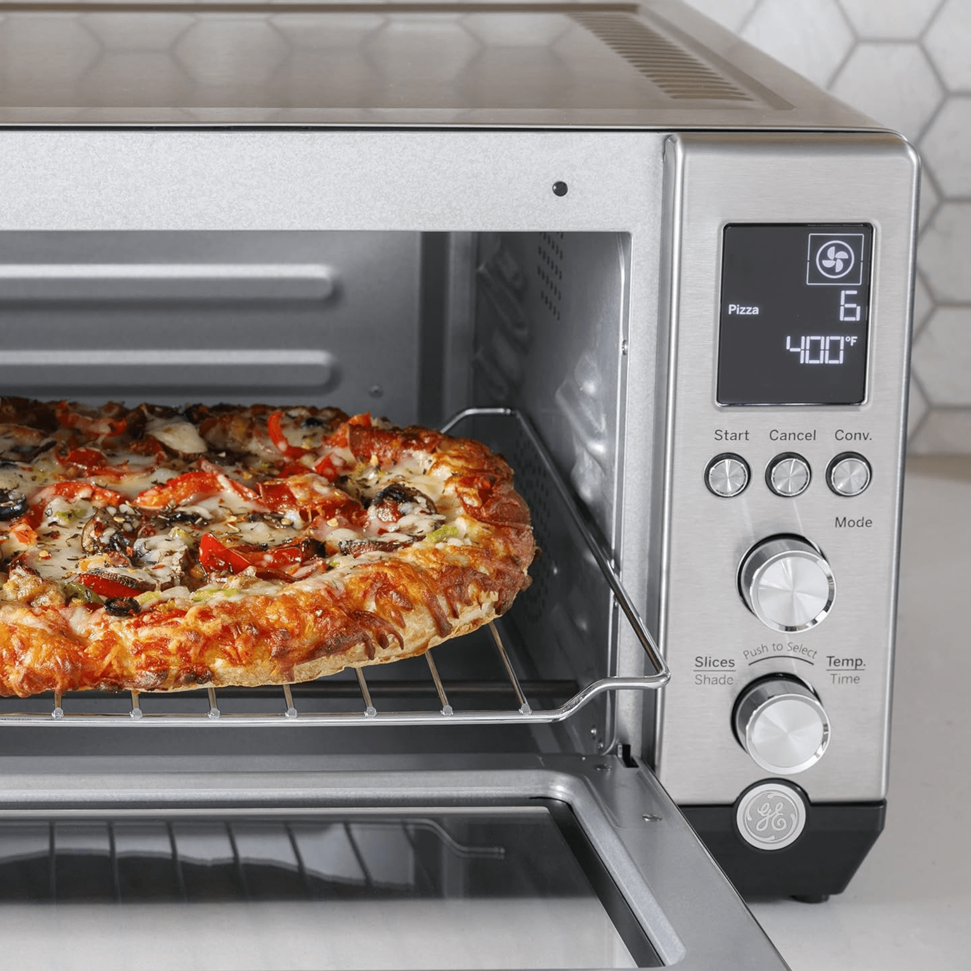 General Electric Stainless Digital 6-Slice Convection Toaster Oven