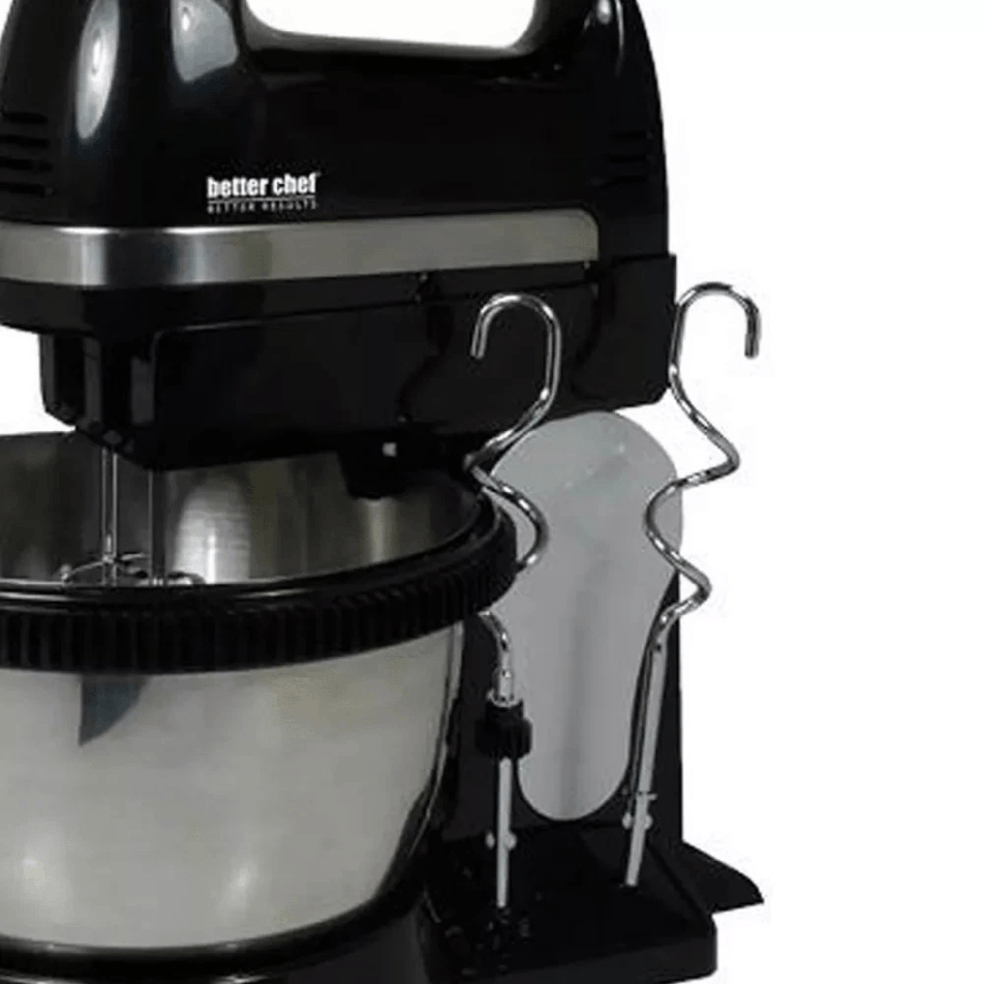Better Chef 350W 5-Speed-plus-Boost Hand and Stand Mixer w Bowl