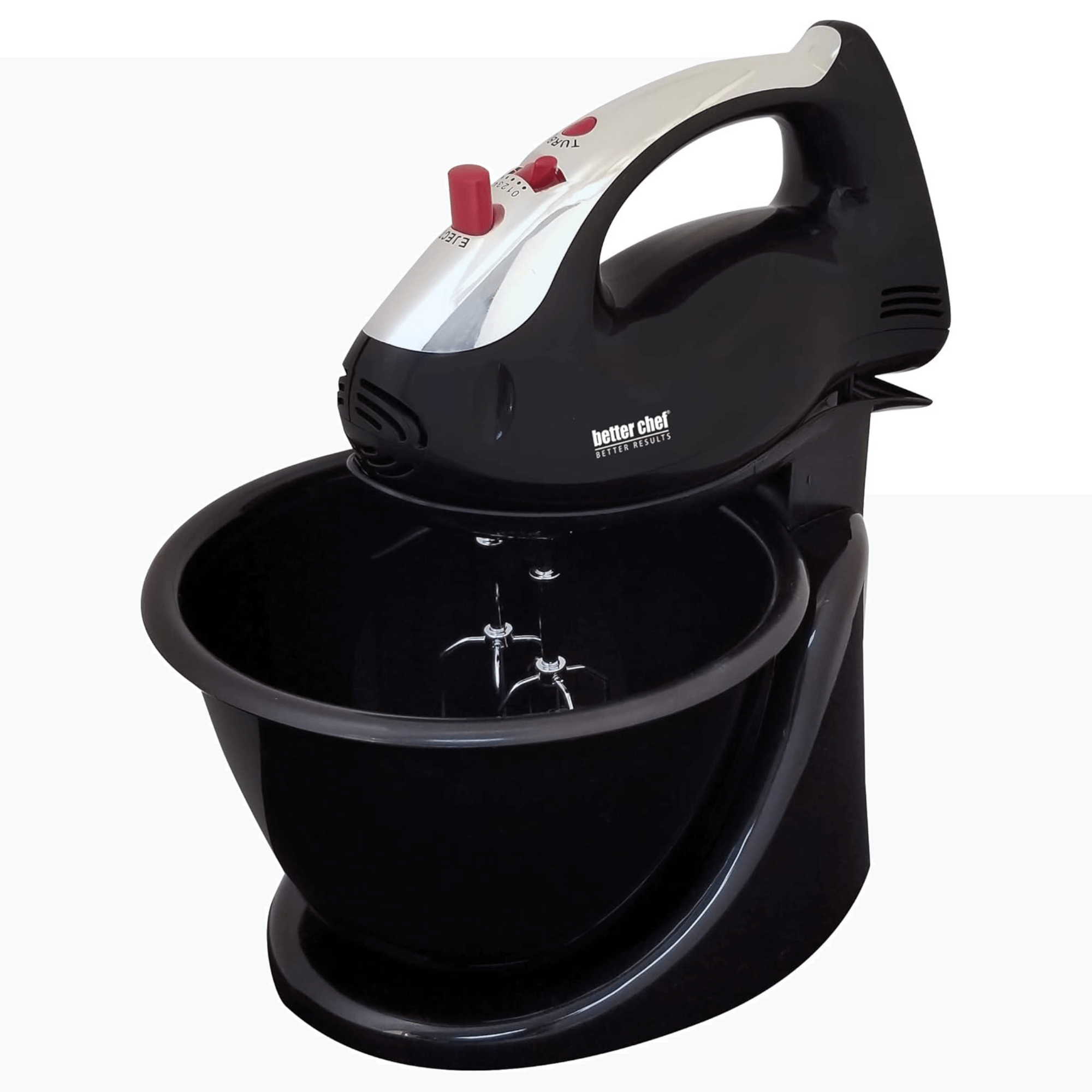 Better Chef 200 Watt Stand/Hand Mixer with Mixing Bowl