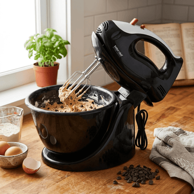 Better Chef 200 Watt Stand/Hand Mixer with Mixing Bowl