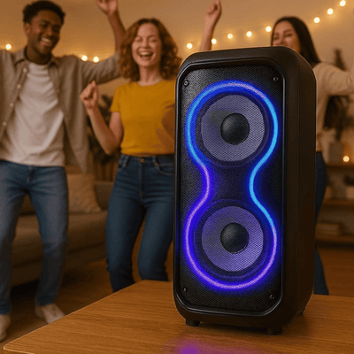 IQ Sound 2x4-Inch High Efficiency Bluetooth Speaker System