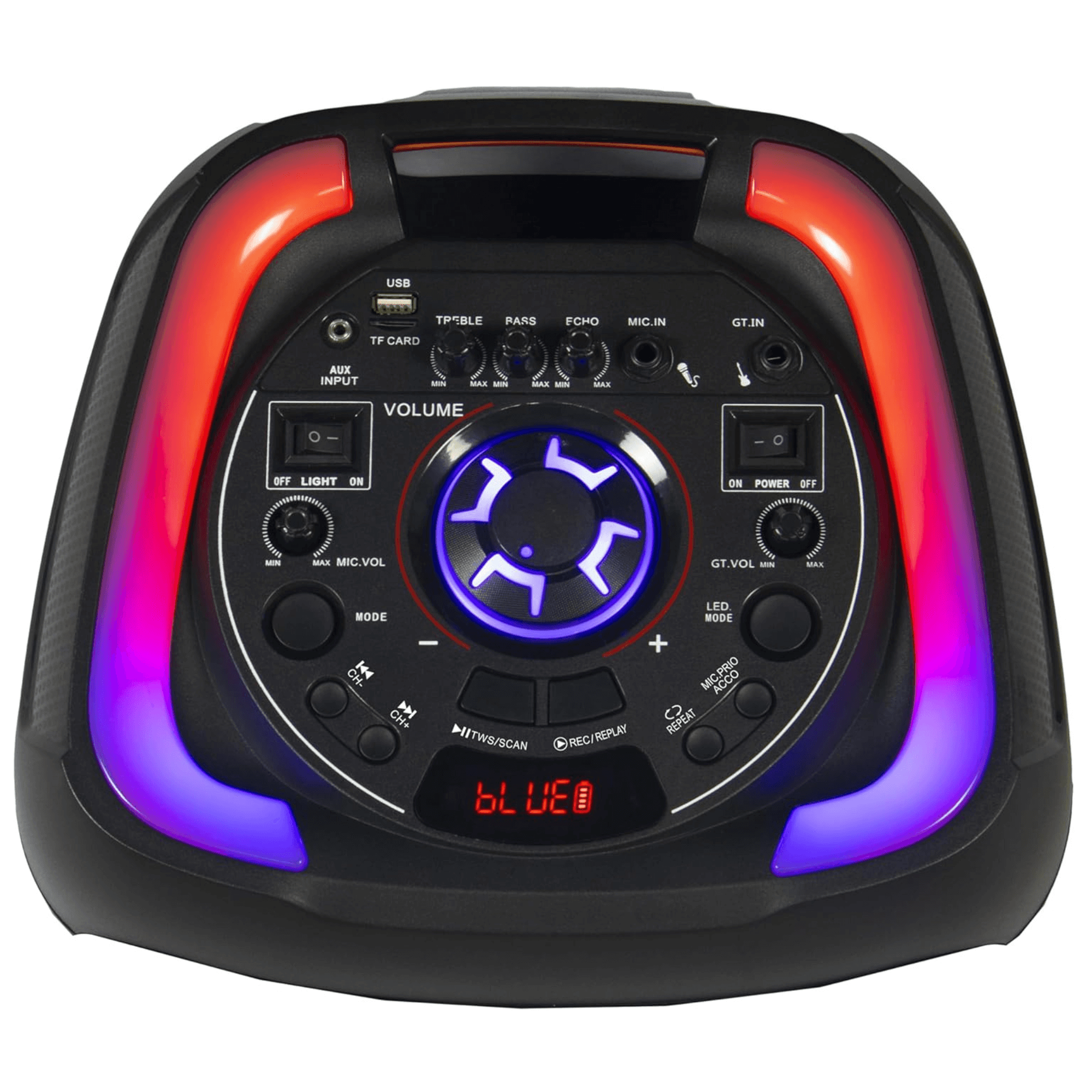 IQ Sound 2x12-Inch Portable Bluetooth Party Speaker