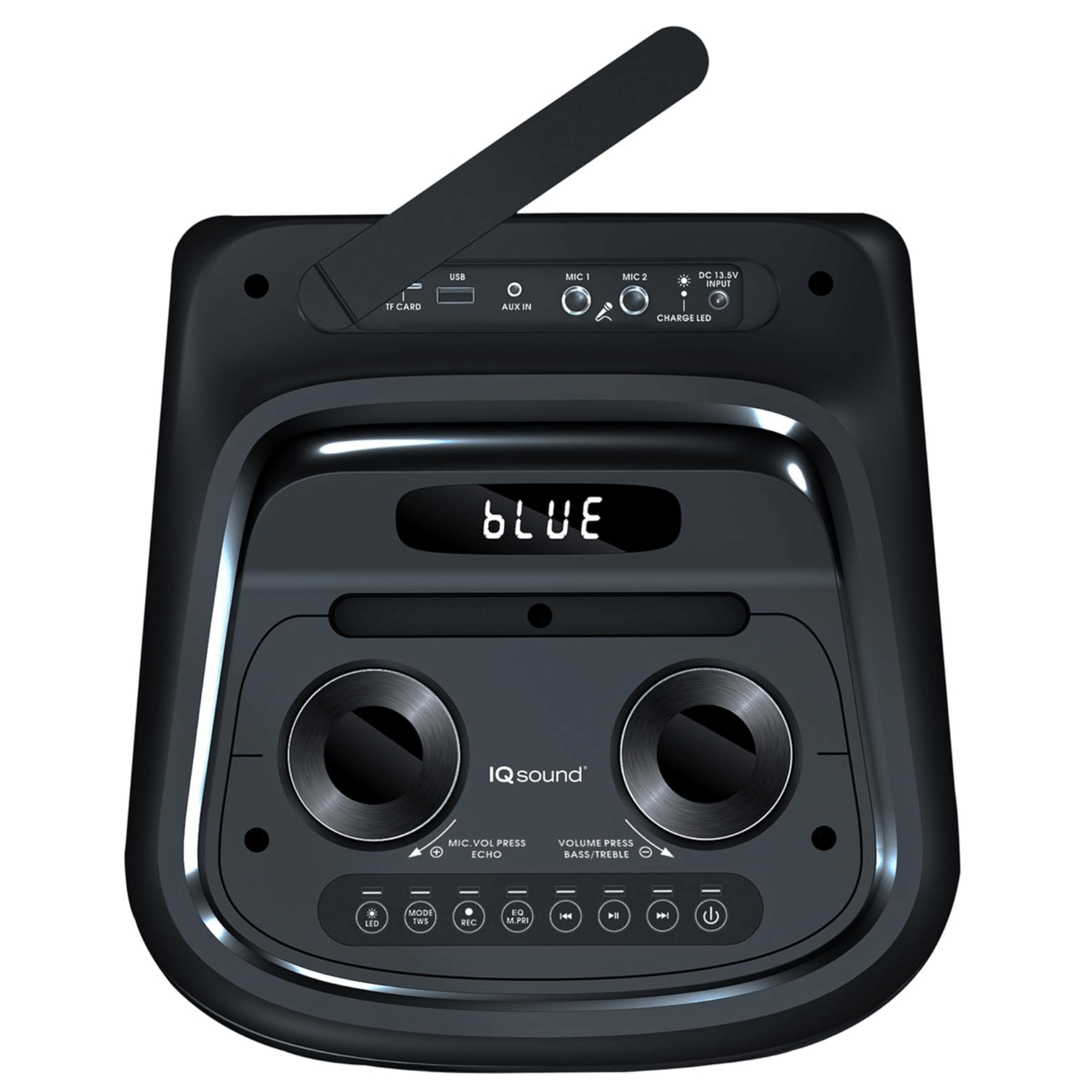 IQ Sound TorusFLEX 2x10-Inch Portable Bluetooth DJ Speaker