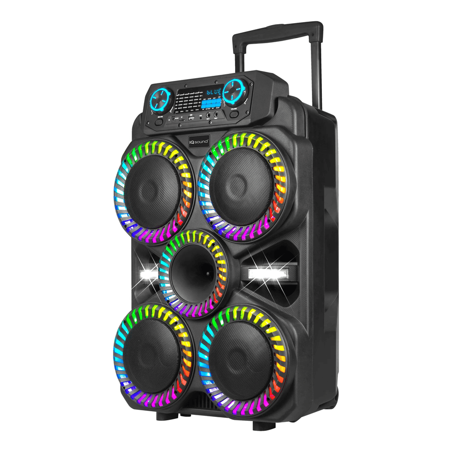 IQ Sound VortexPRO 4x8-Inch Portable Bluetooth Speaker