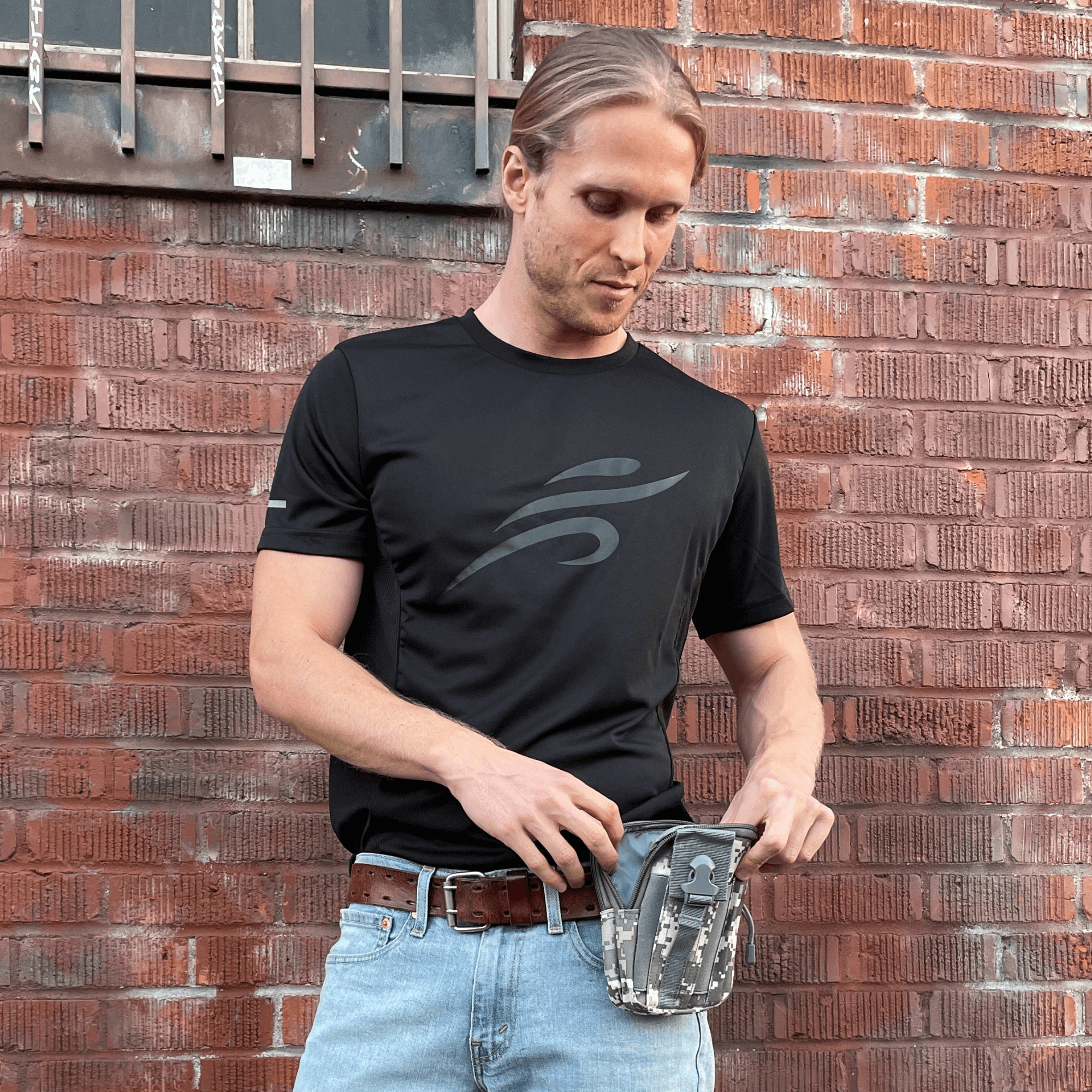 JupiterGear Tactical MOLLE Military Pouch Waist Bag for Hiking, Running and Outdoor Activities