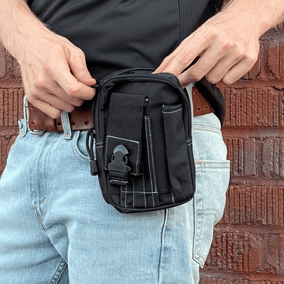 JupiterGear Tactical MOLLE Military Pouch Waist Bag for Hiking, Running and Outdoor Activities