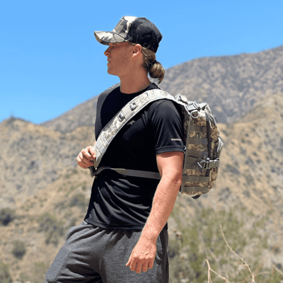 JupiterGear Tactical Military Sling Backpack 15L Shoulder Bag Molle Outdoor Daypack Backpack with Adjustable Strap