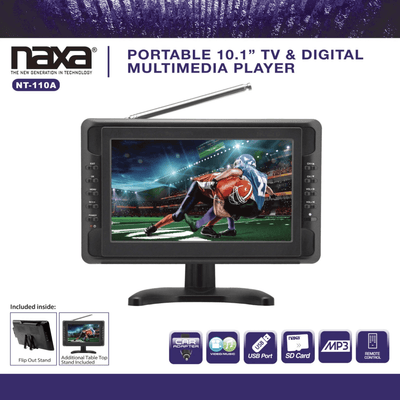 Naxa 10" Portable 12 Volt TV & Digital Multimedia Player