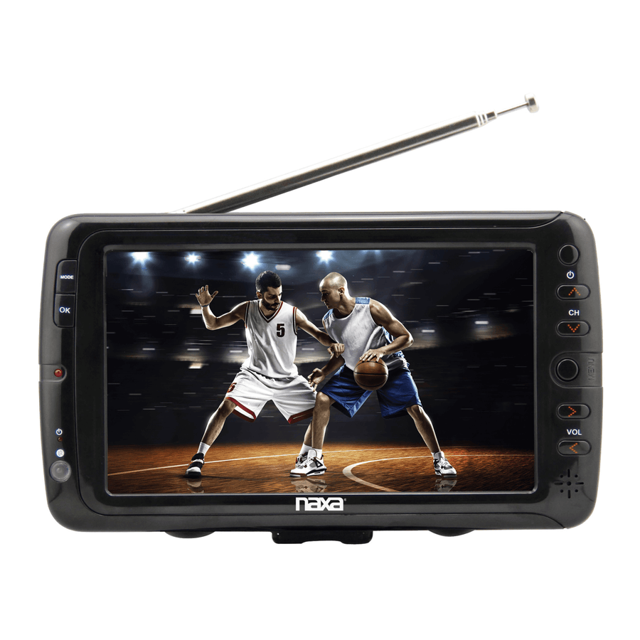 7" Portable Naxa 12 Volt TV & Digital Multimedia Player (NT-70)