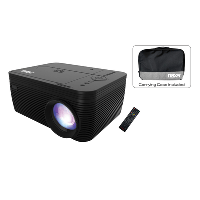 Naxa 150" Home Theater LCD Projector & Carrying Case Combo with Built-In DVD Player