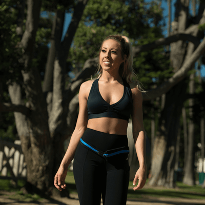 JupiterGear Dual Pocket Running Belt Sports and Travel Fanny Pack for Jogging, Cycling and Outdoors