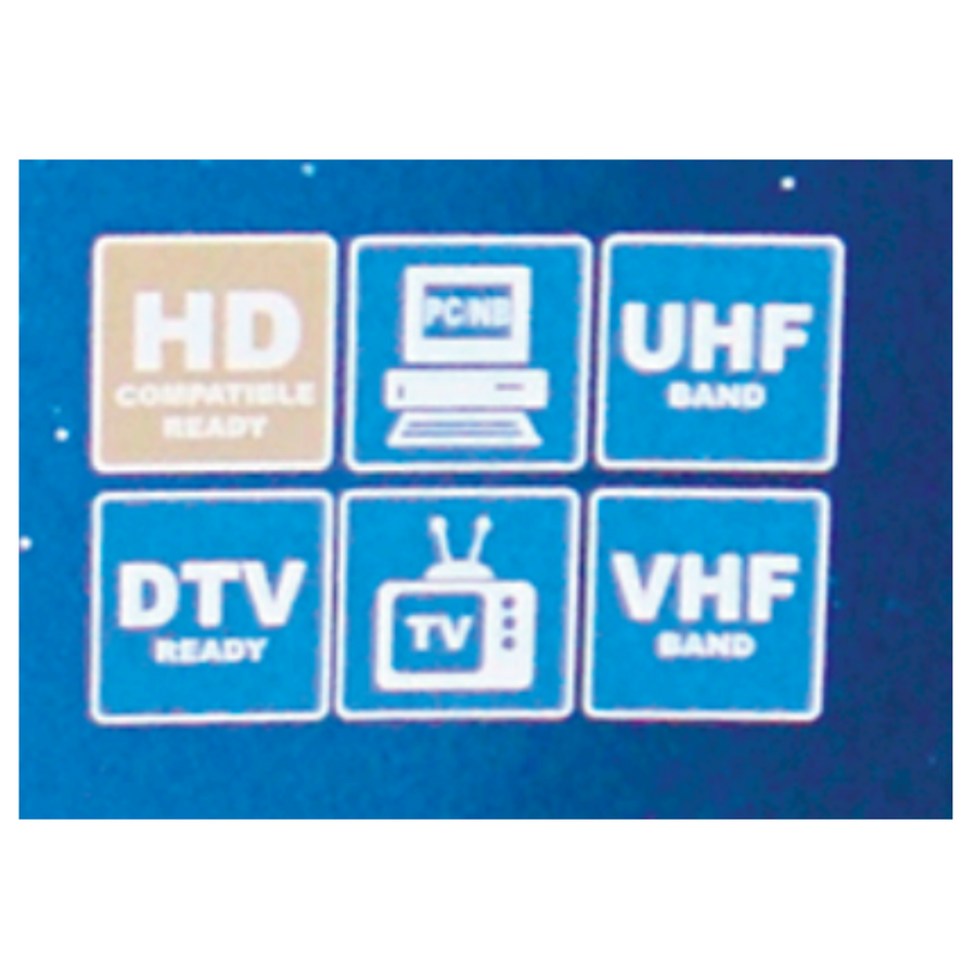 Ultra-Thin Flat Panel Style Powered Antenna For HDTV and ATSC Digital TV (NAA-306)
