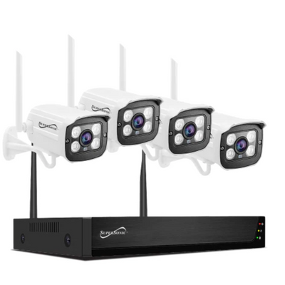Wireless Security Camera System with 4x FHD Indoor & Outdoor Cameras (SC-5004NVR)