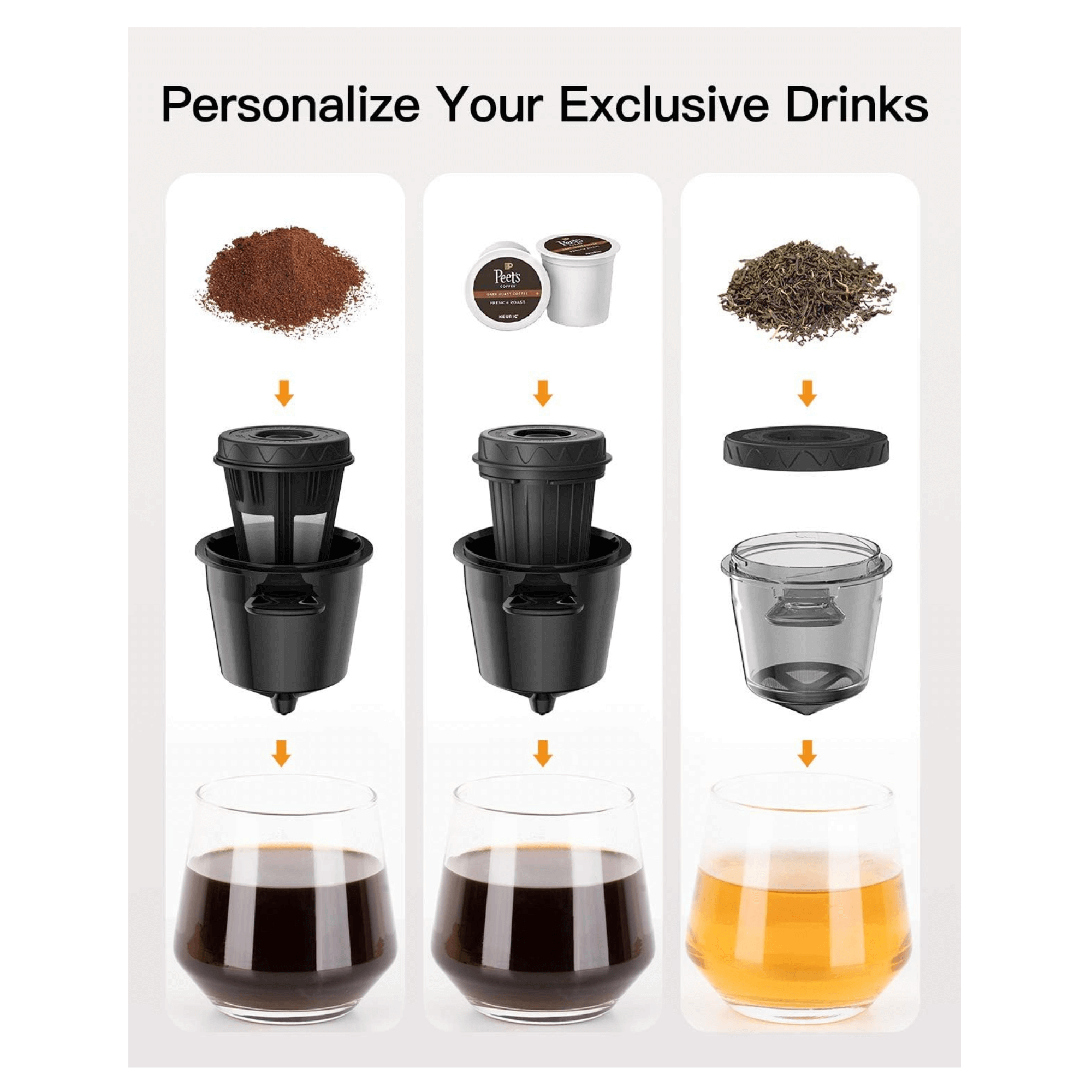 Sboly 6-in-1 Coffee Maker with Auto Milk Frother - REFURBISHED