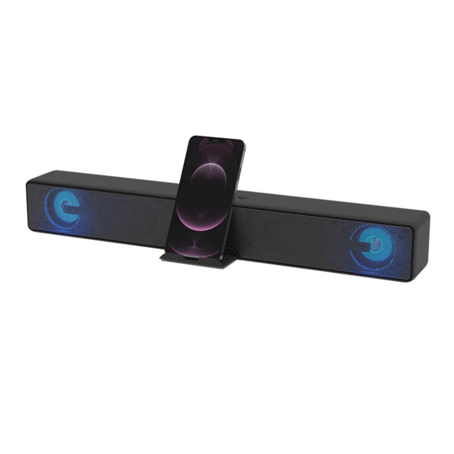 Supersonic 17.6-Inch Portable 10W Bluetooth Soundbar