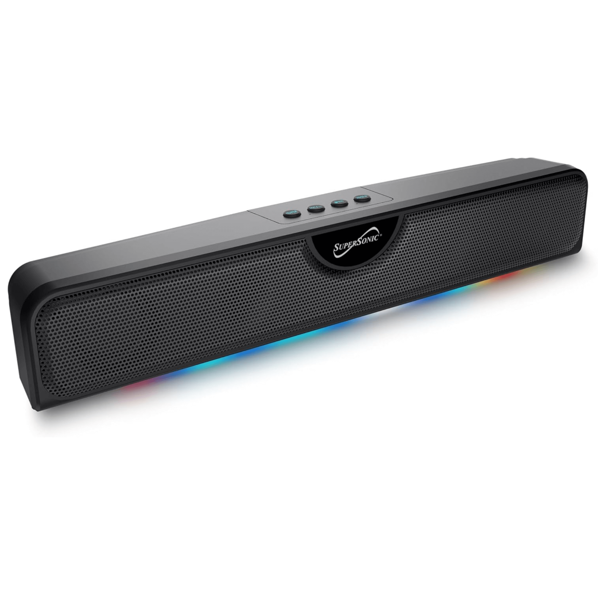 Supersonic Ultimate Soundbar Projector Combo with Built-In Bluetooth and RGB LED Lights