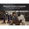 SoundPro 2-in-1 LED BT Stereo Speaker System with RGB Lighting Effects