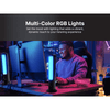SoundPro 2-in-1 LED BT Stereo Speaker System with RGB Lighting Effects