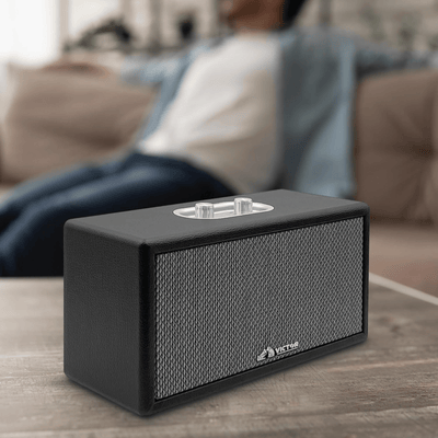 Victor Portable Speaker with Bluetooth Wireless Technology and Built-In Battery