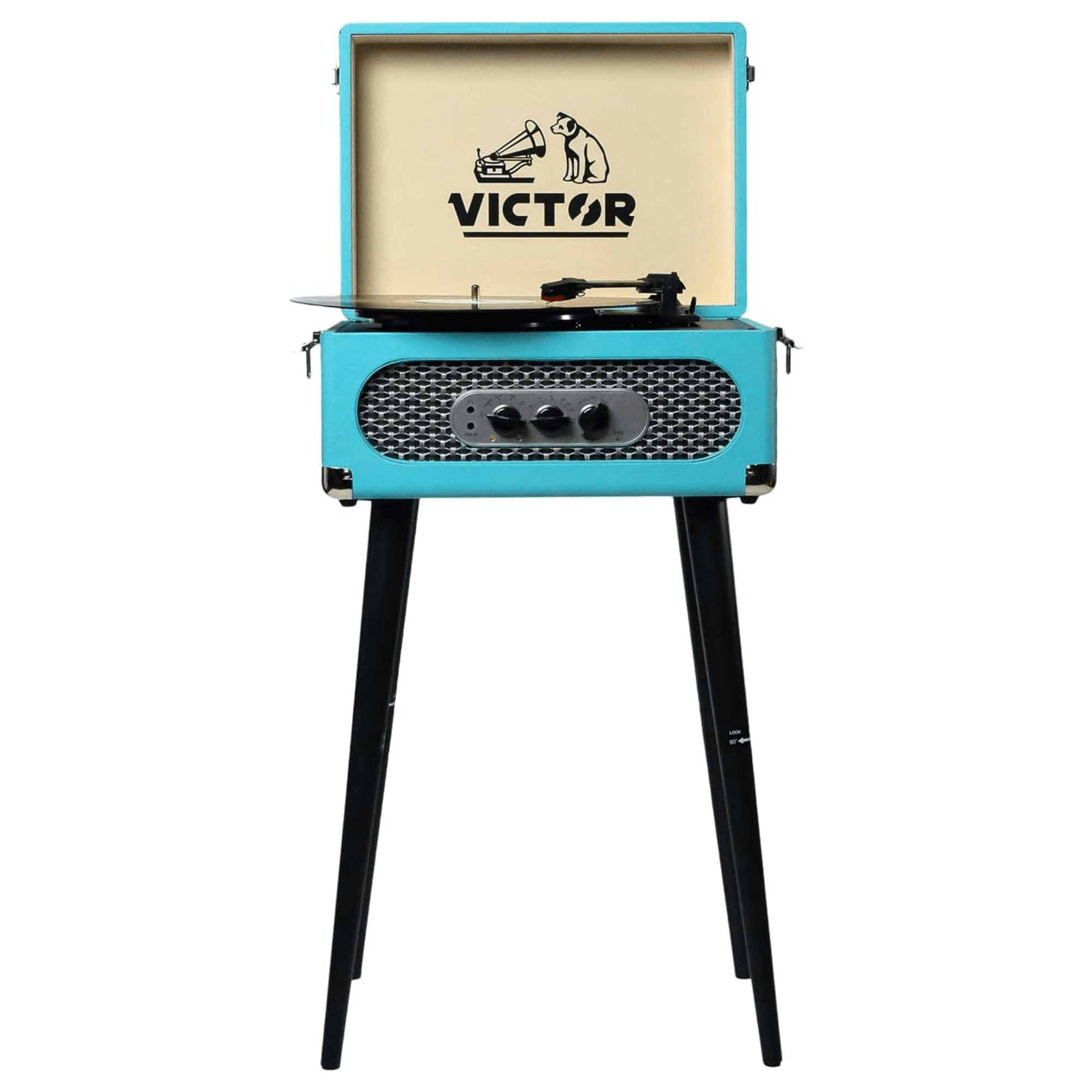 Victor Andover 5-in-1 Music Center with Chair-Height Legs and Bluetooth Function
