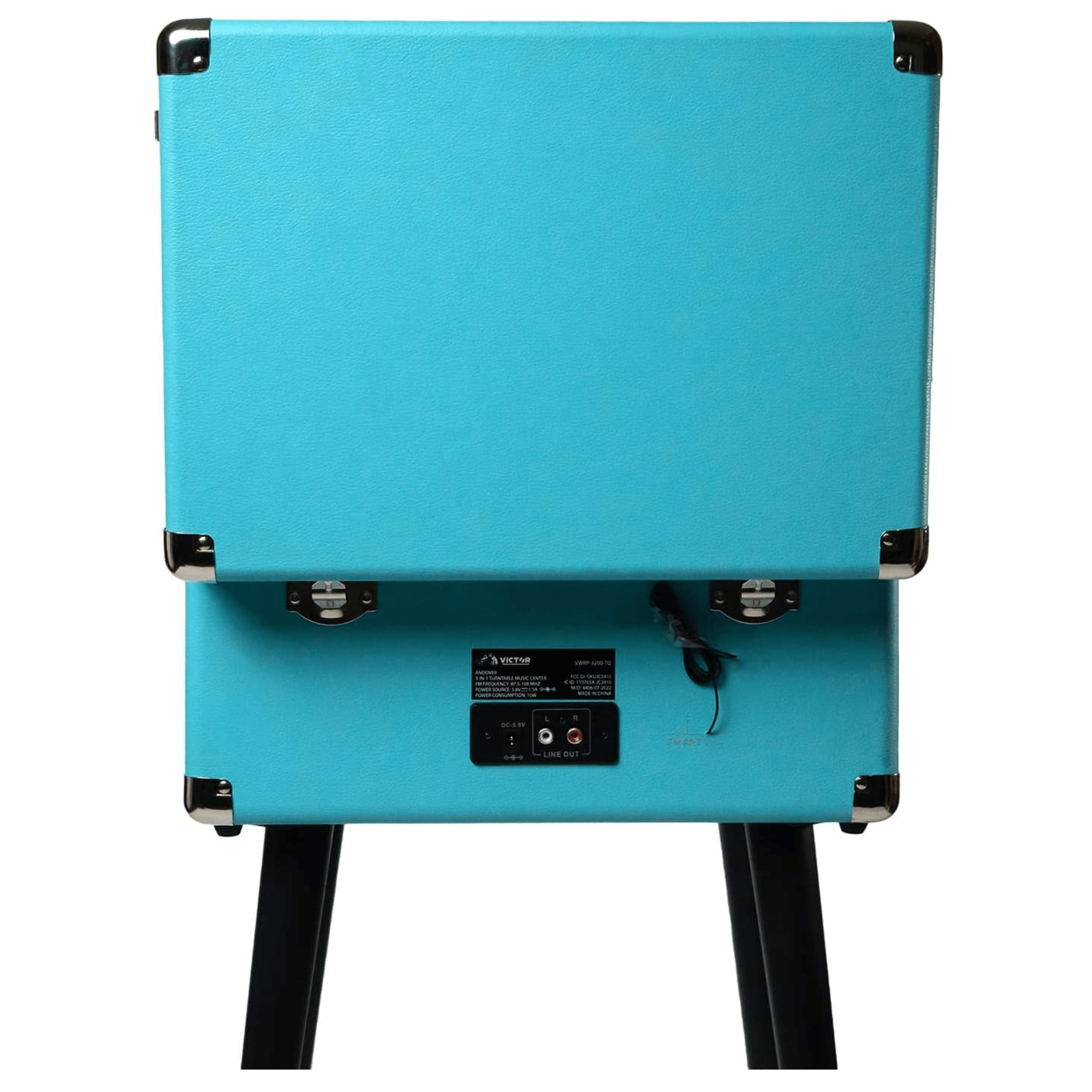 Victor Andover 5-in-1 Music Center with Chair-Height Legs and Bluetooth Function