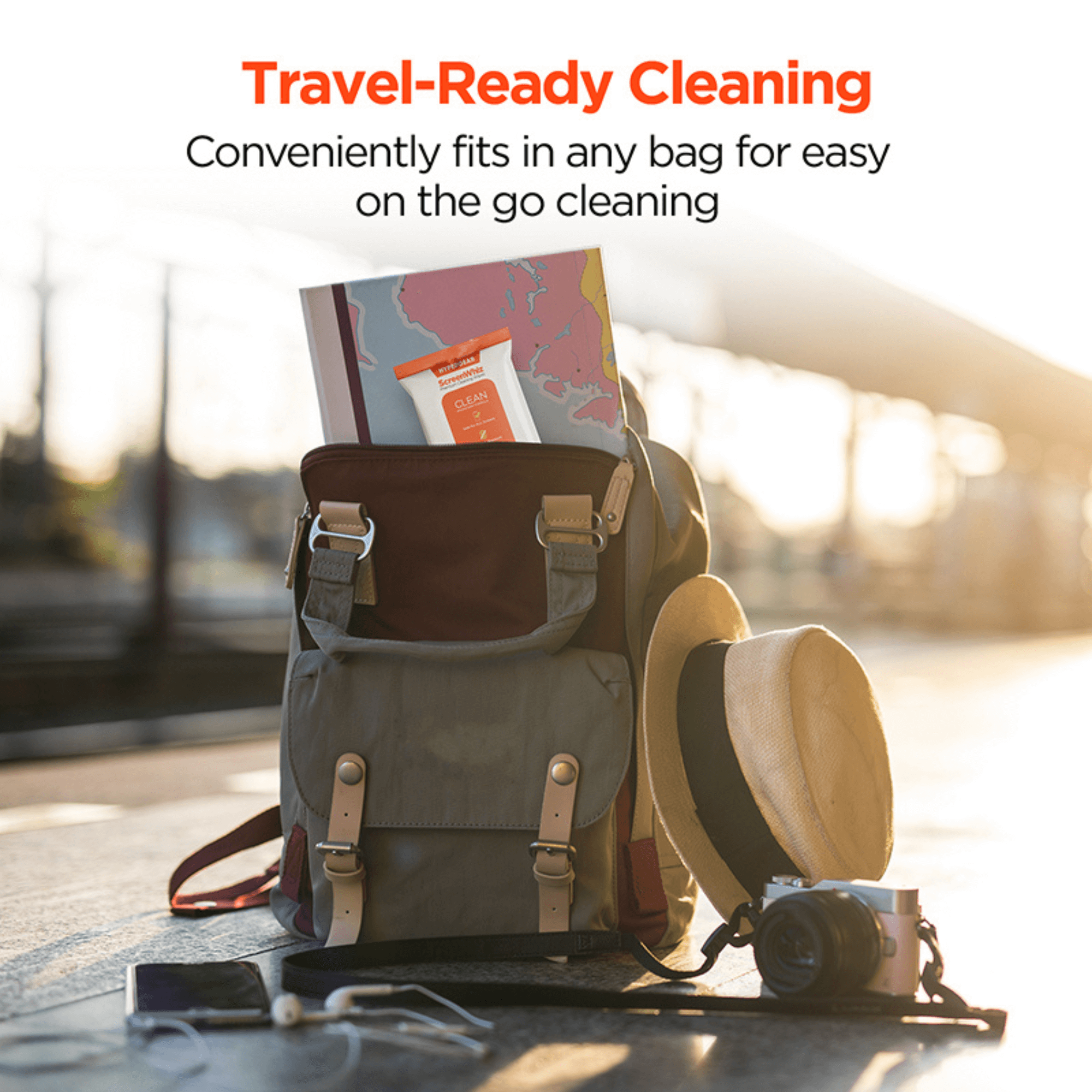 HyperGear ScreenWhiz Screen Cleaning Wipes and Cloth Kit