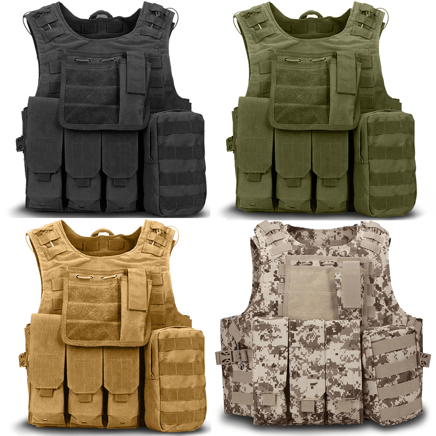 XGear Tactical Military Tactical Plate Carrier Vest