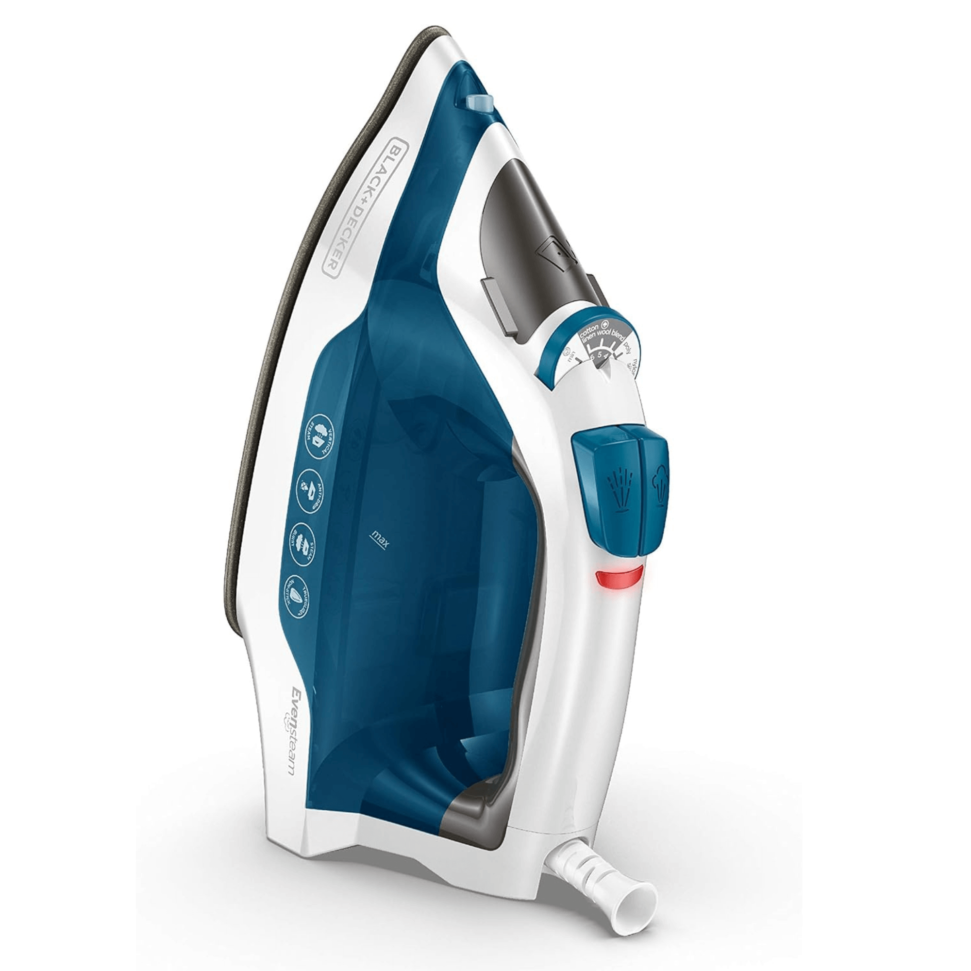 Black & Decker Easy Steam TrueGlide Nonstick SmartSteam Compact Iron