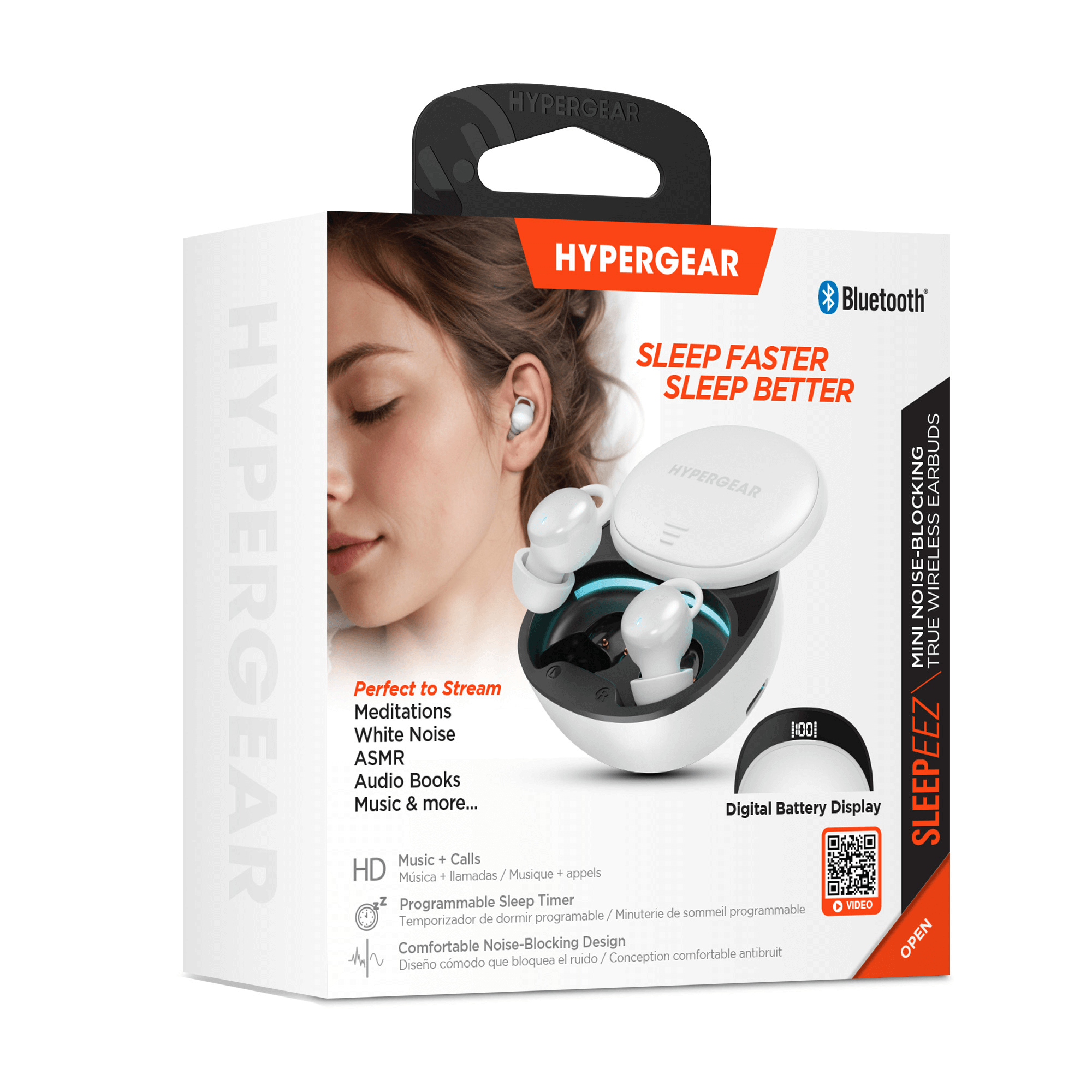 HyperGear SleepEEZ Mini Noise-Blocking True Wireless Earbuds for Sleeping