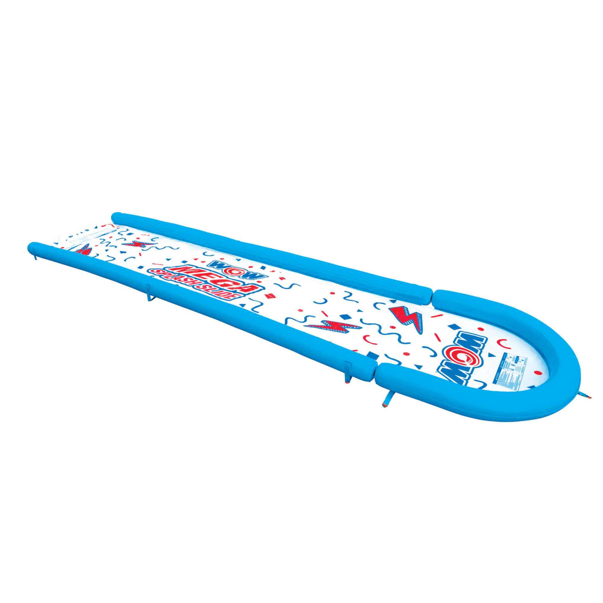 WOW Watersports 25 Ft Mega Backyard Slide w Splash Pool and High Side Walls