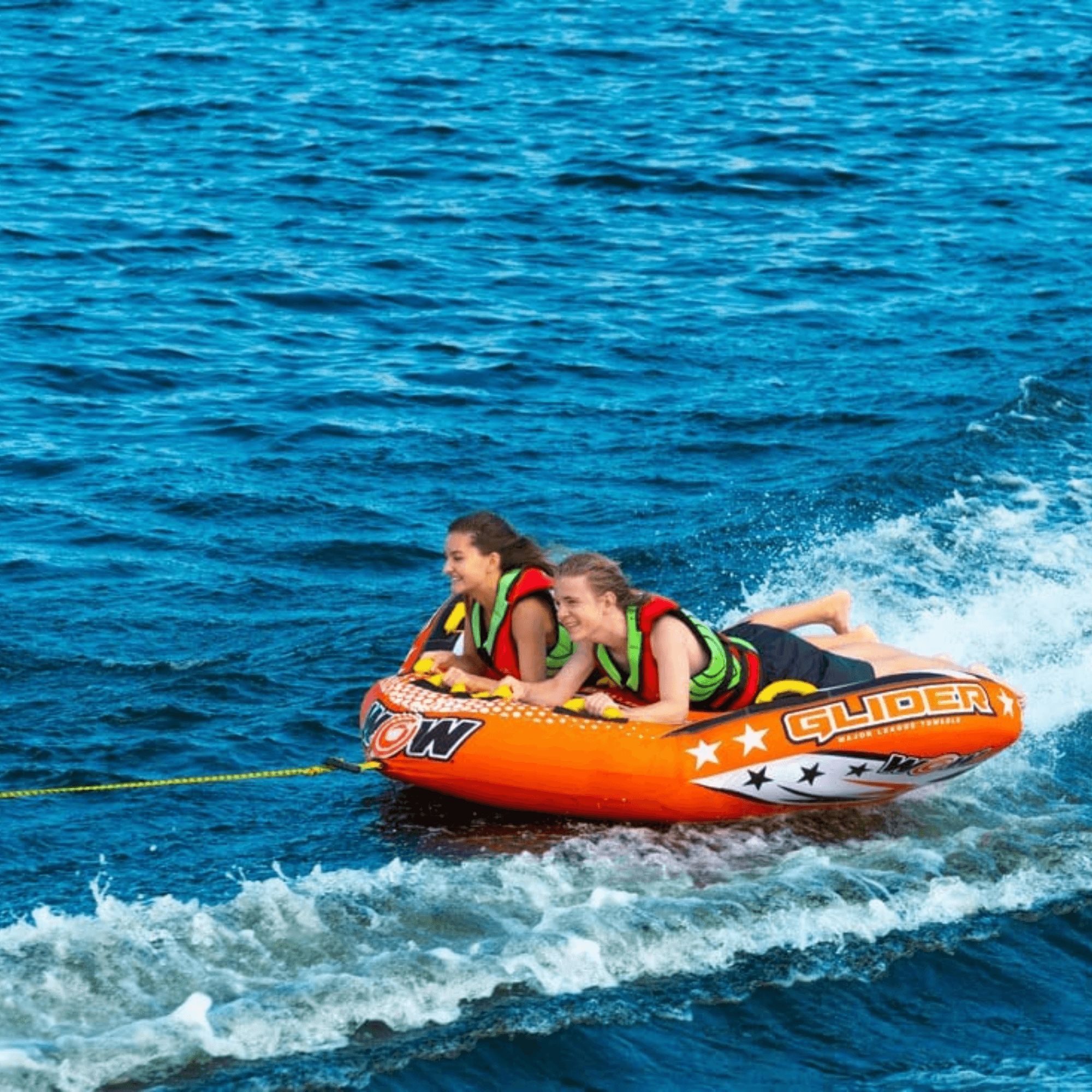 WOW Waterports Glider 2 Person 2P Towable with Flex Seating