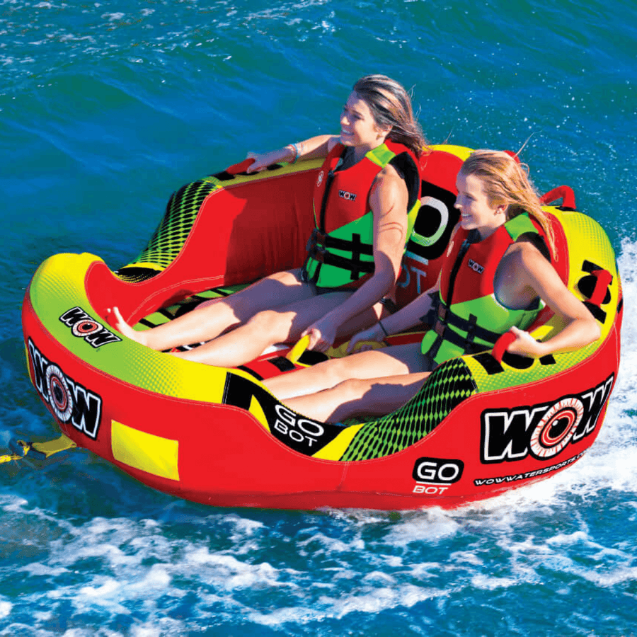 WOW Watersports Go Bot Towable Water Tube for 1 to 2 Riders