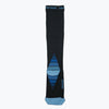 Endurance Compression Socks for Running and Hiking - Black with Blue Accent - Large/Extra Large